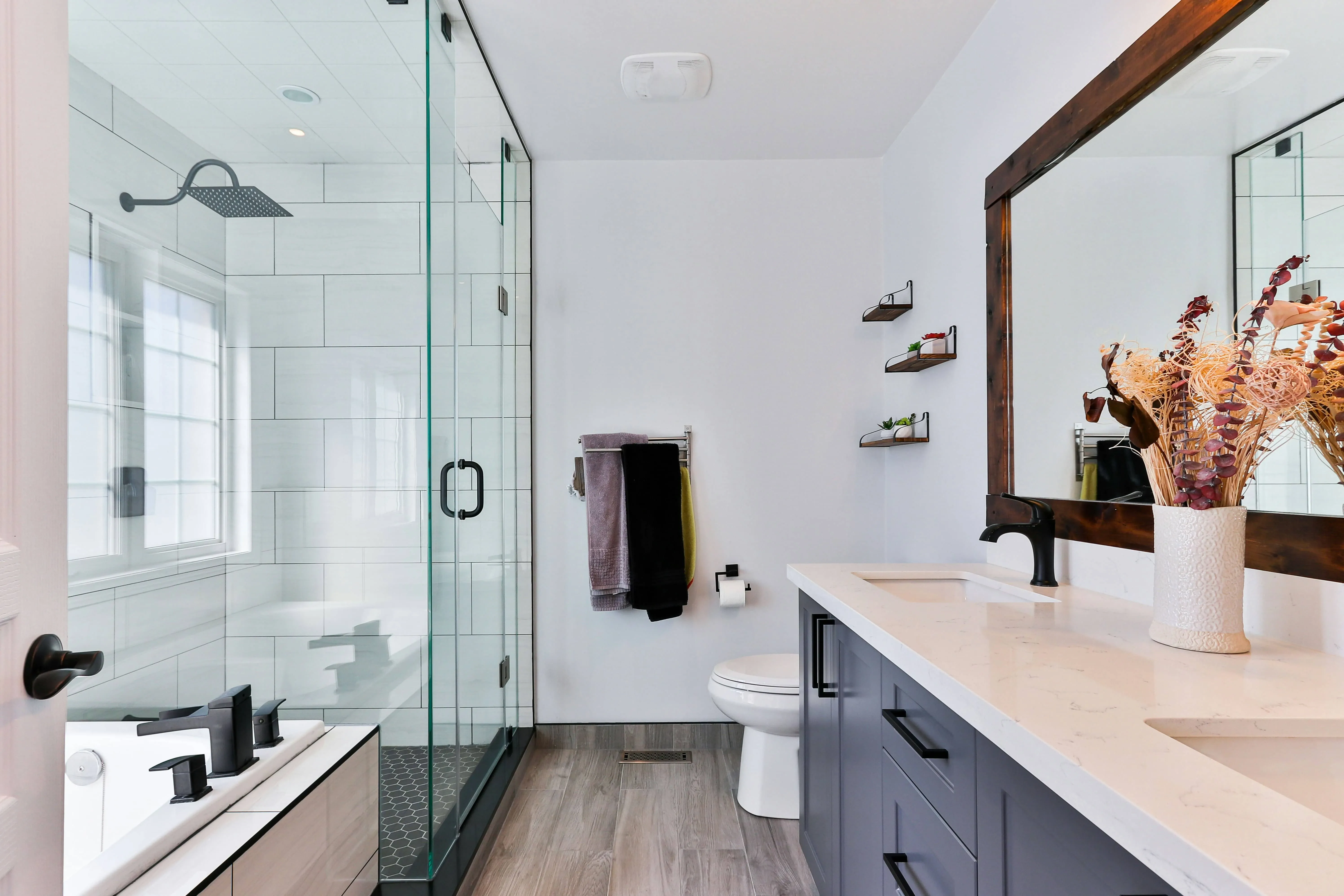 Remodeled bathroom