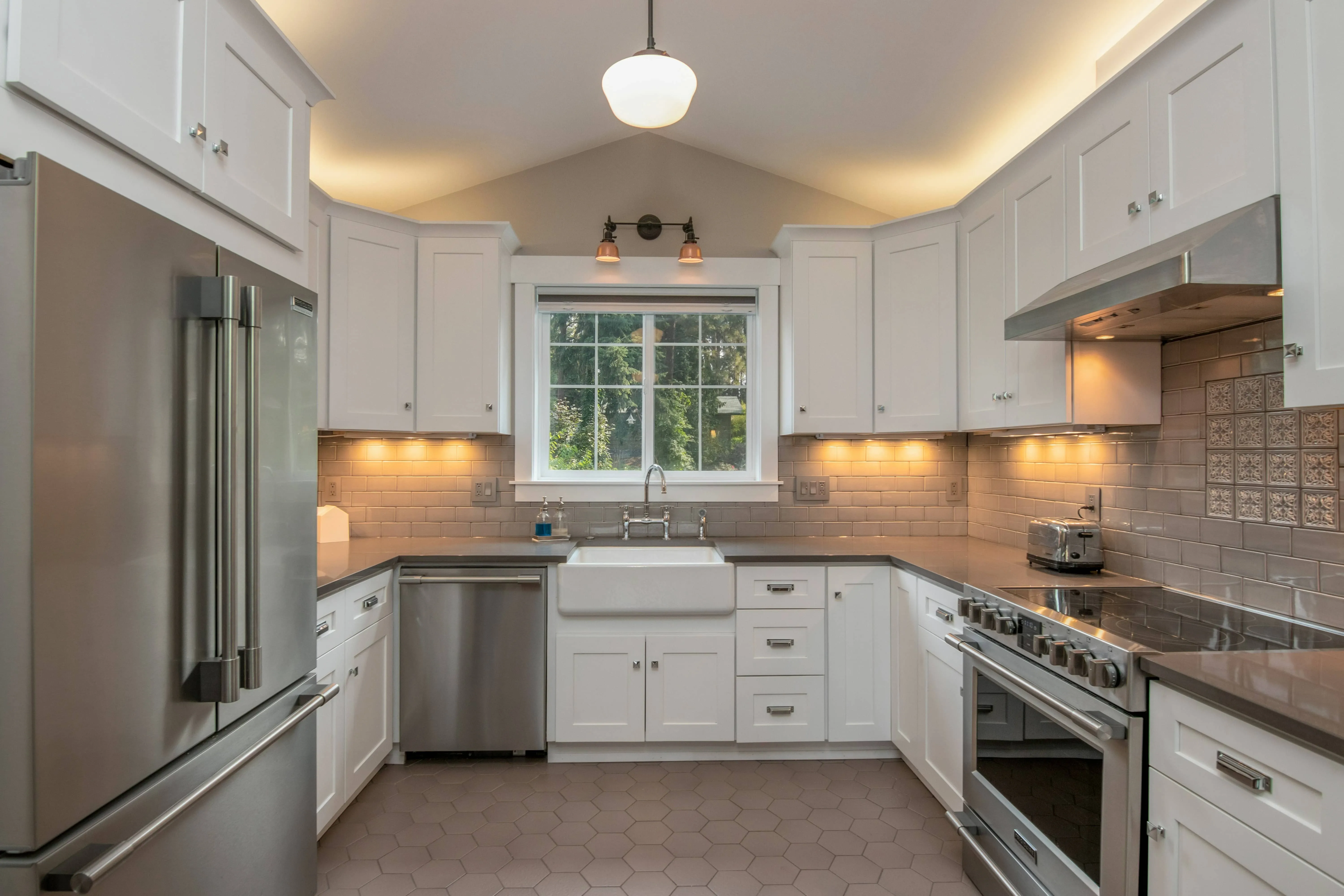 Remodeled kitchen